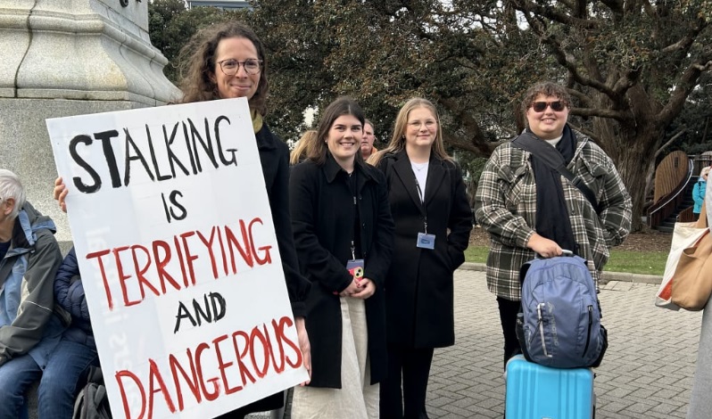 A petition calling on the government to make stalking illegal was presented at Parliament in June...