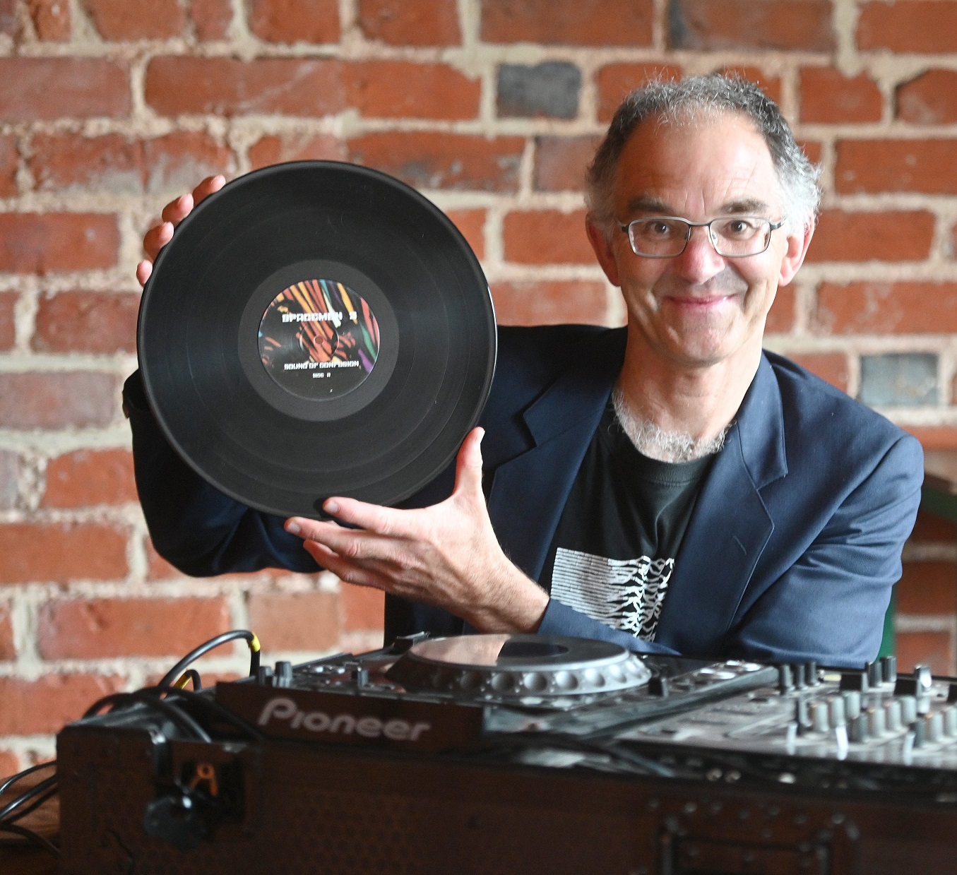 Grant McDougall is organising regular vinyl record DJ nights at Pearl Diver. Photo: Linda Robertson