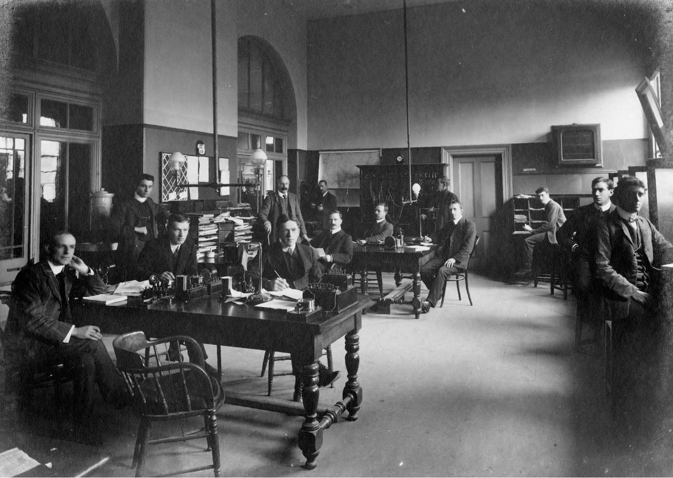 How the Oamaru post and telegraph offices looked at the turn of the century. Photo: photograph...