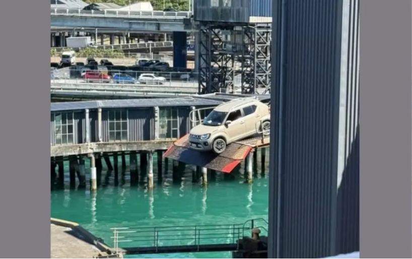 KiwiRail say a passenger removed cones blocking a loading ramp before stranding their vehicle...