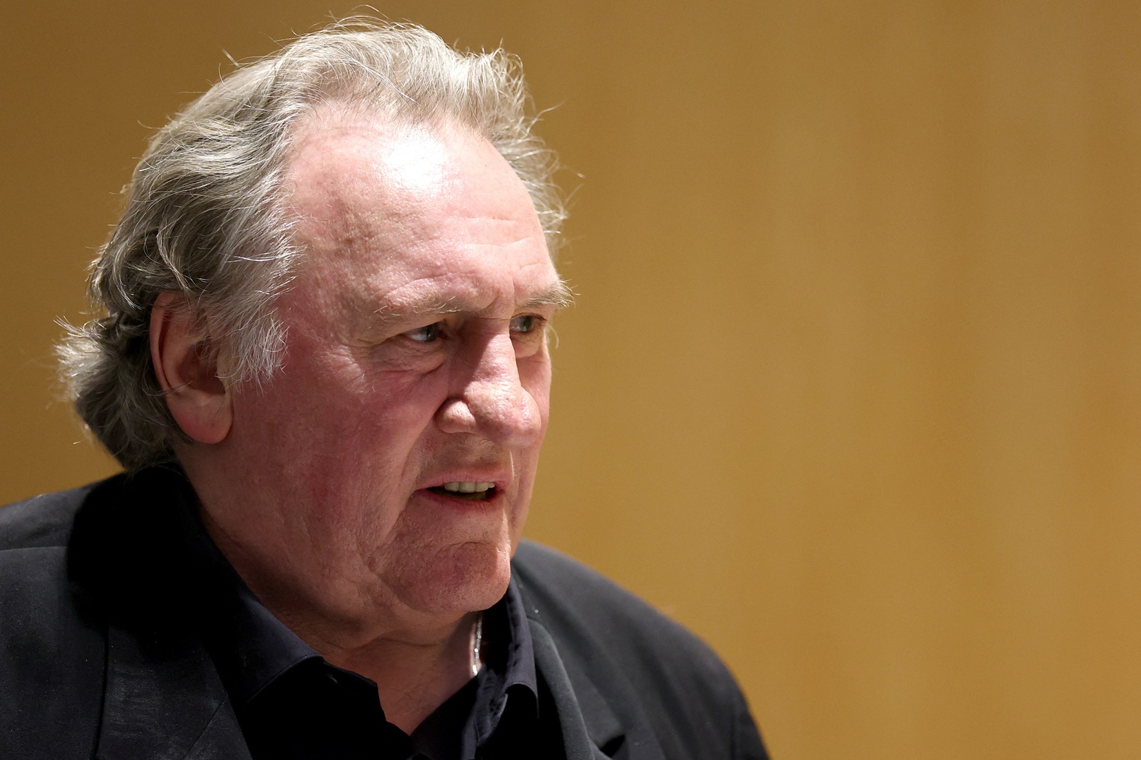 Gerard Depardieu appears in court in Paris on the opening day of his trial. Photo: Reuters