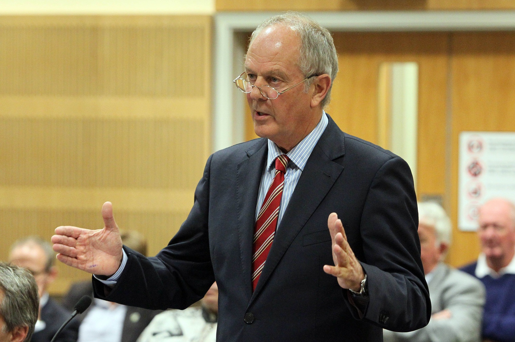 Nicholas Davidson in court during the Royal Commission on the Pike River Coal Mine Tragedy in...