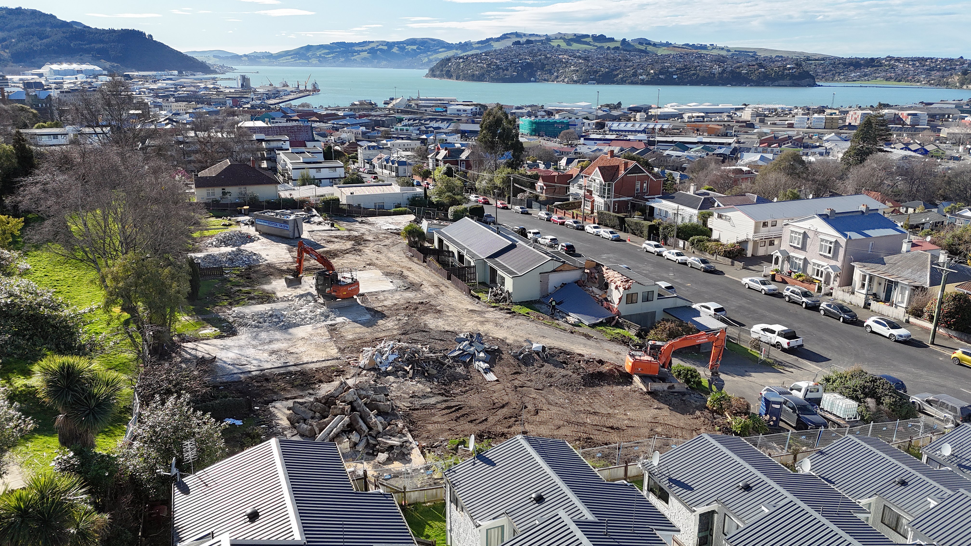 The site of a proposed housing complex in Carroll St. PHOTO: STEPHEN JAQUIERY