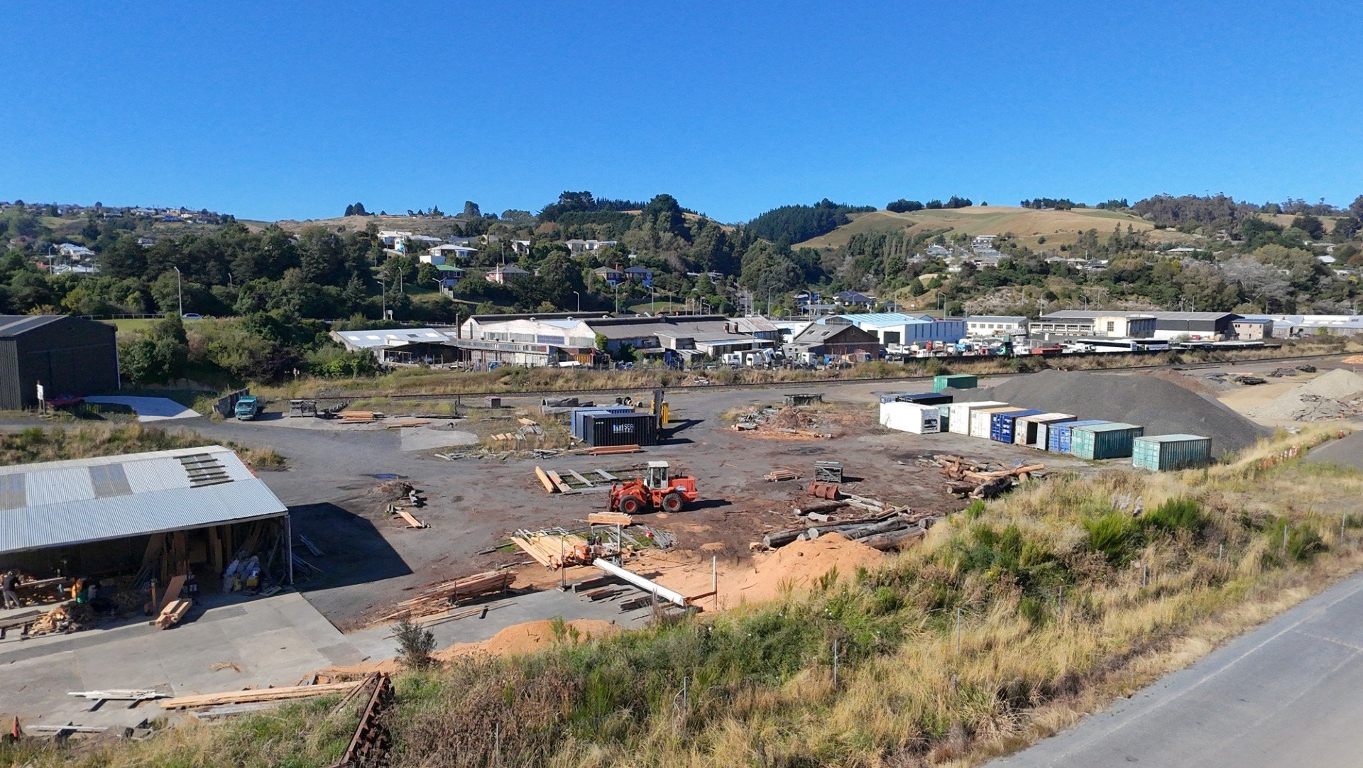 The site of a proposed concrete batching plant by Holcim New Zealand Ltd, at 714 Kaikorai Valley...