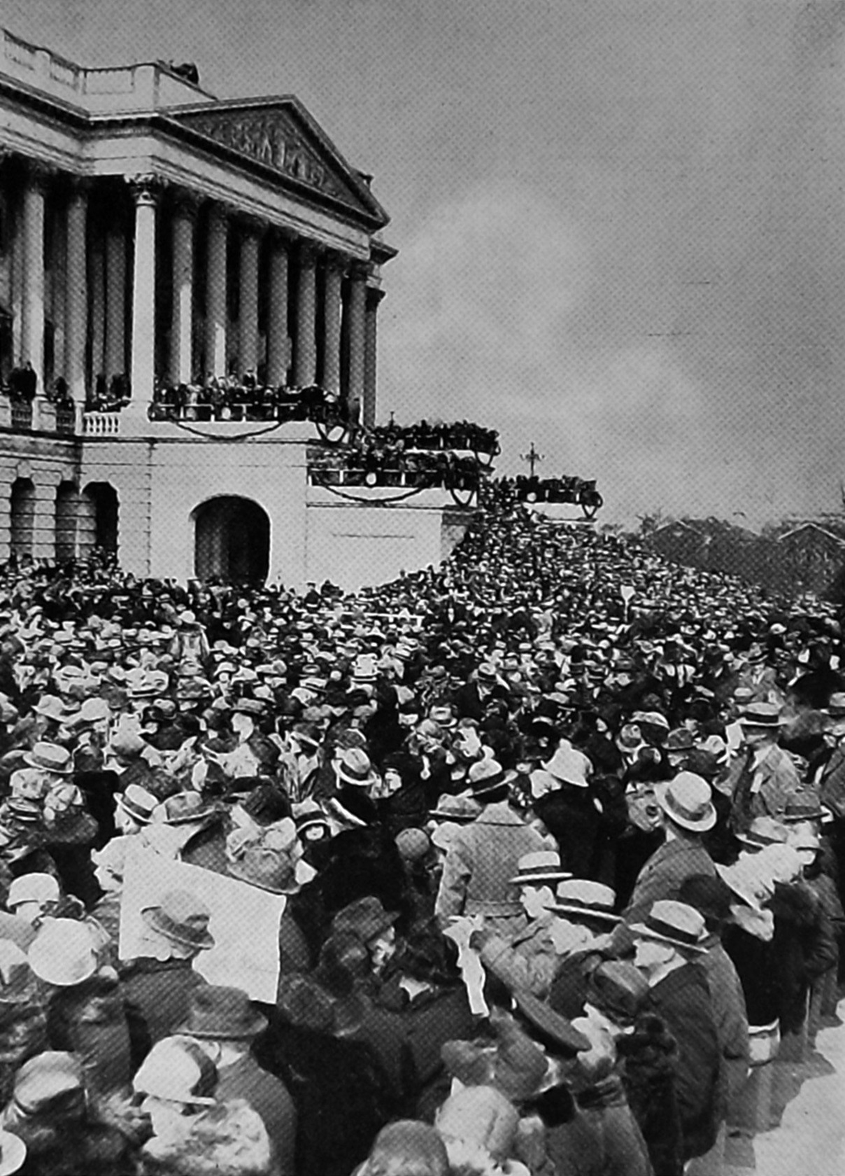 President Calvin Coolidge is inaugurated at the Capitol, Washington on March 4, 1925. — Otago...