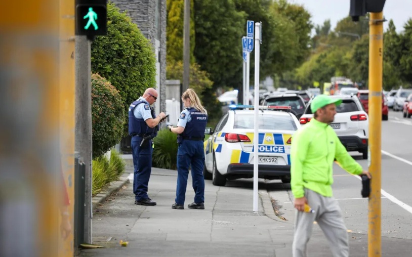 Police responded to reports of a person making threats in Sydenham. Photo: RNZ