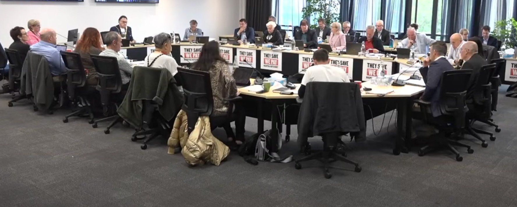 Dunedin City Council in campaign mode. Photo: ODT files