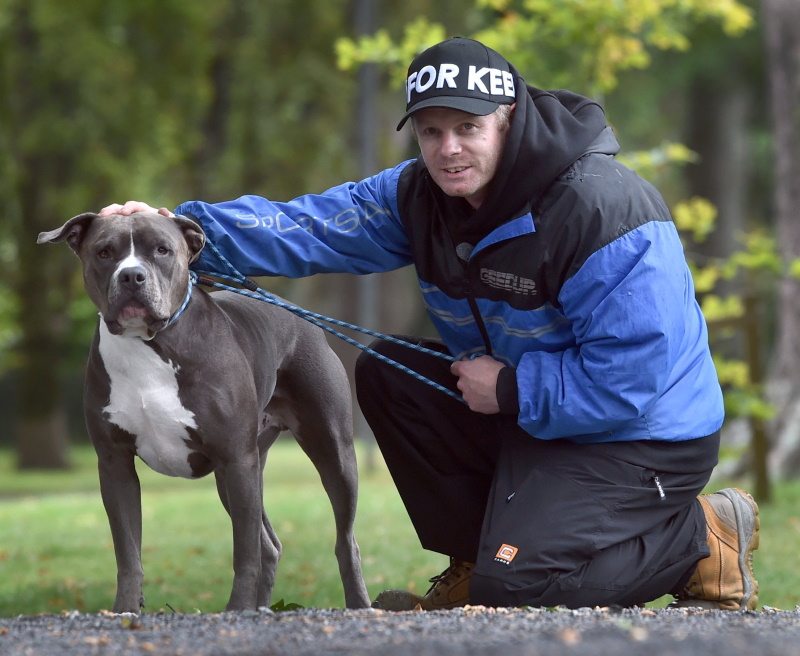 Dunedin man Ricky Bailey, pictured here with his dog Ragnagh, says the prospect of not being able...