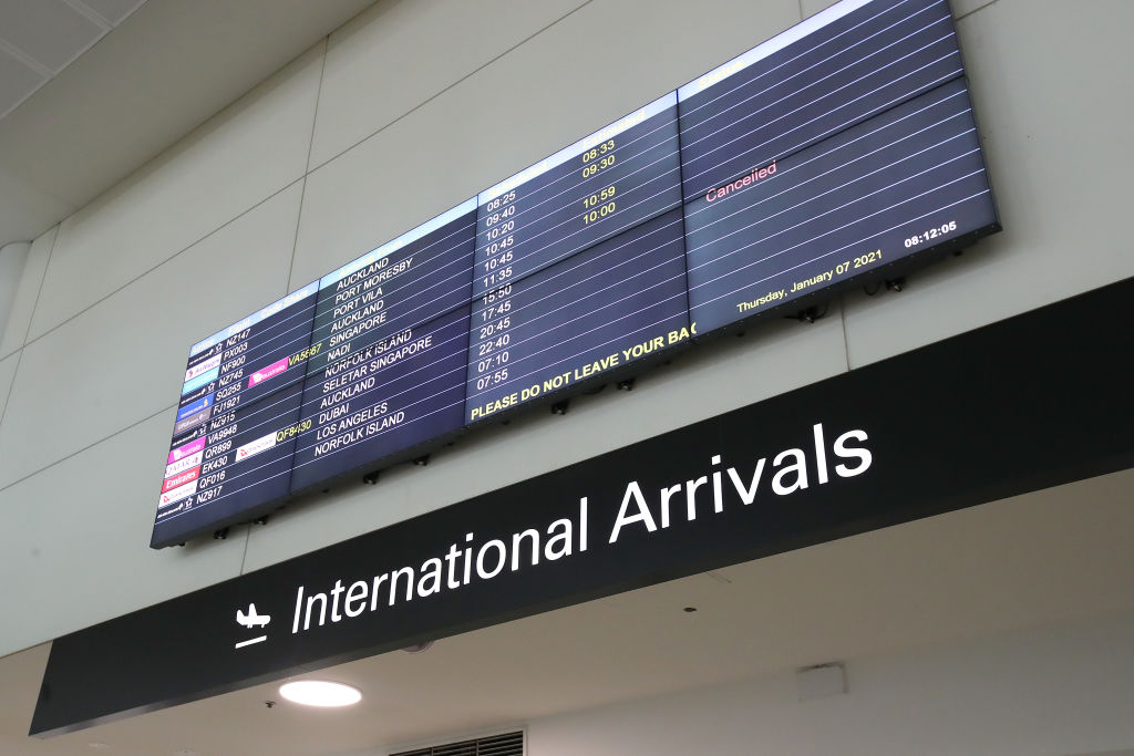 Brisbane Airport shut down operations on Thursday afternoon ahead of Cyclone Alfred. Photo: Getty...