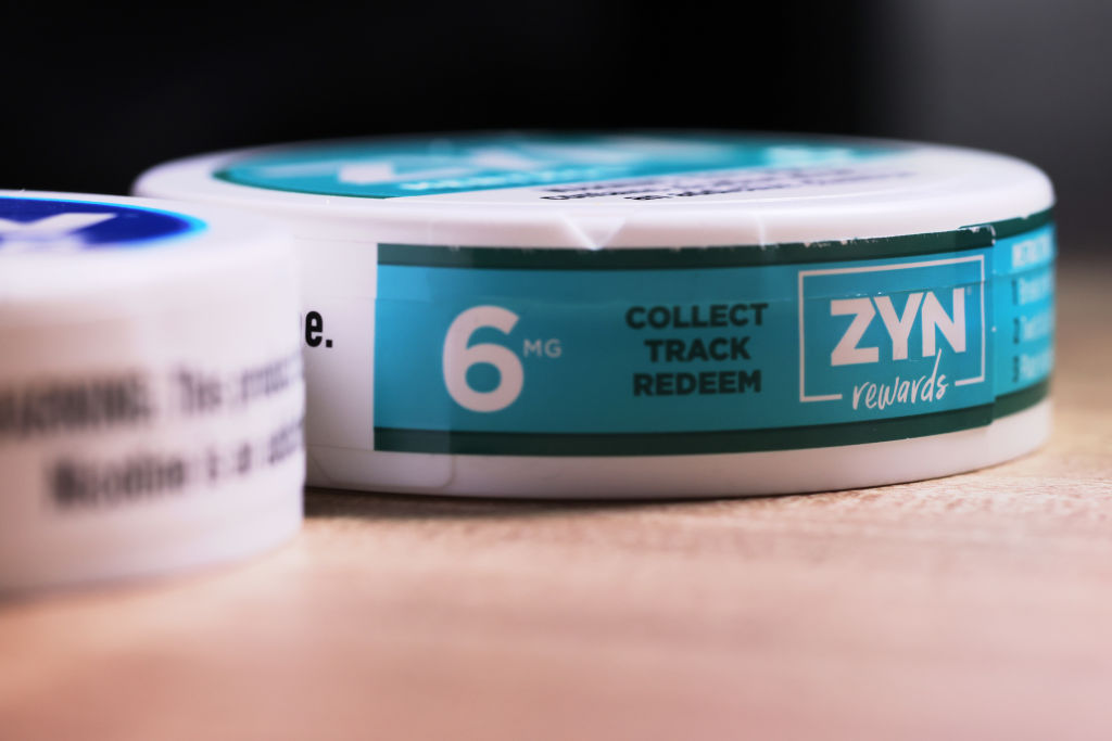 ZYN is a popular brand of oral nicotine pouch. Photo: Getty Images