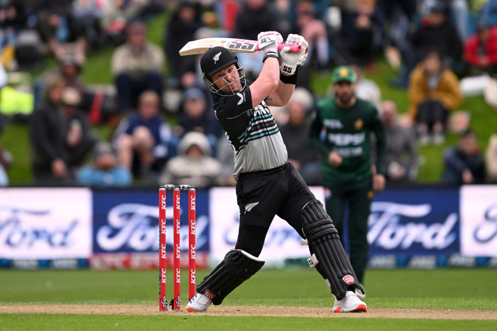 New Zealand's Tim Seifert powered his way to 45 off 22 balls against Pakistan at the University...