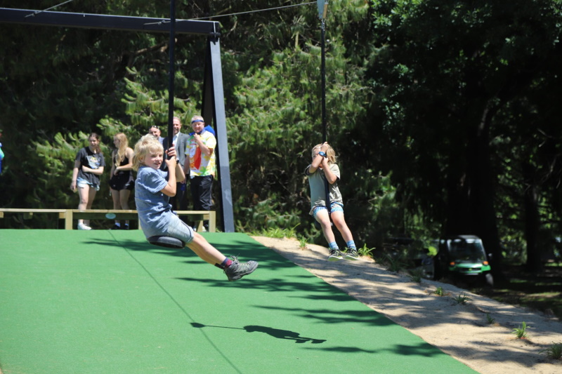 Waimakariri district councillor Philip Redmond is keen to test out a flying fox, if one is built...