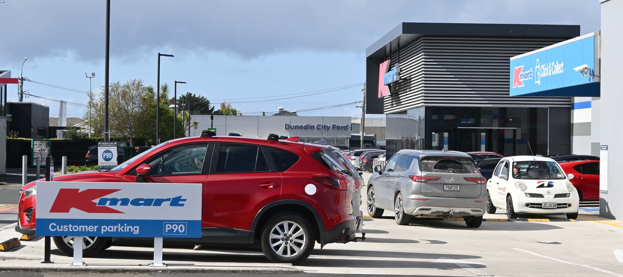 The McBride St entrance to Kmart in South Dunedin. Photo: Gerard O'Brien