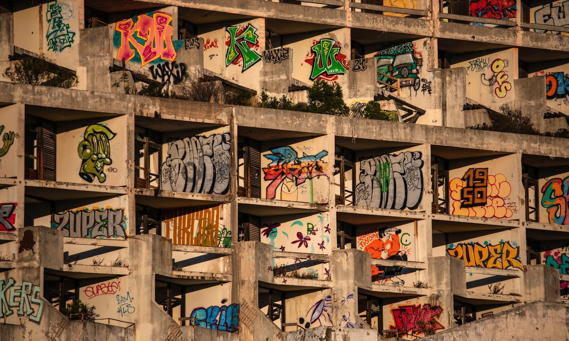 An abandoned building in Kupari. Photo: Damir Sagolj/The Observer