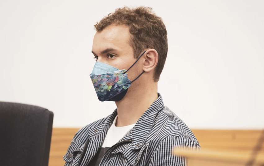 Luca Fairgray in court. Photo: Stuff/David White