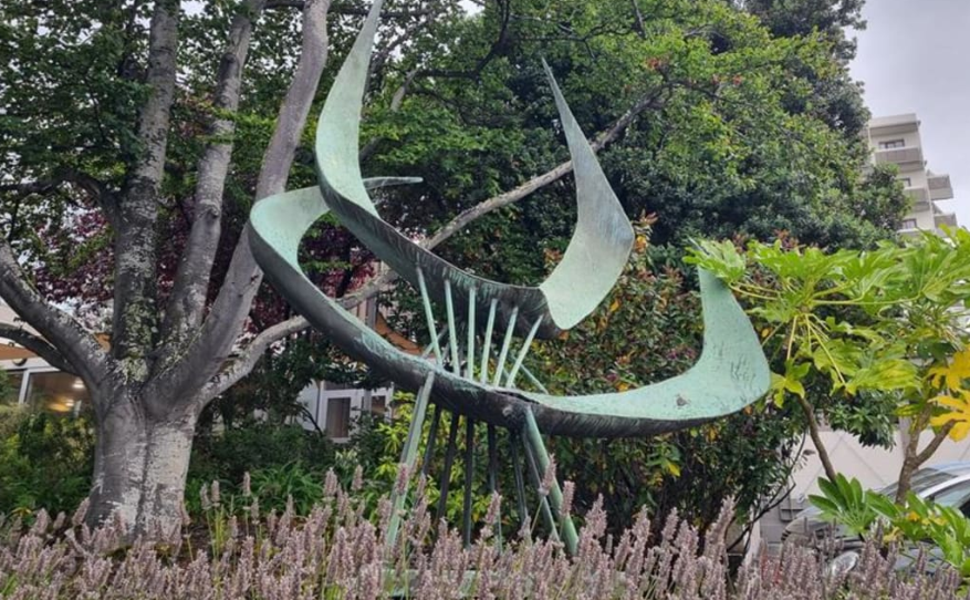 John Middleditch's artwork at the University of Otago. Photo: RNZ