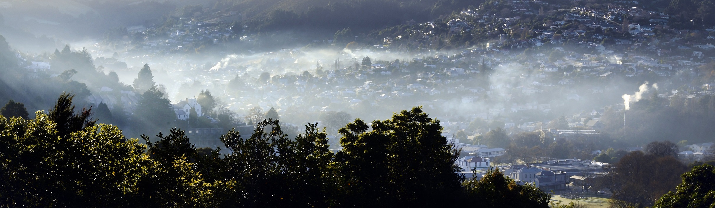 Haze over the North East Valley. Photo: Stephen Jaquiery