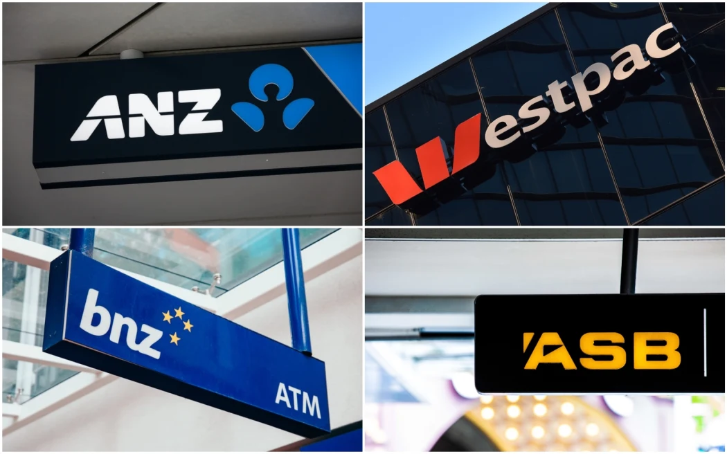 New Zealand's four major banks. Photo: RNZ