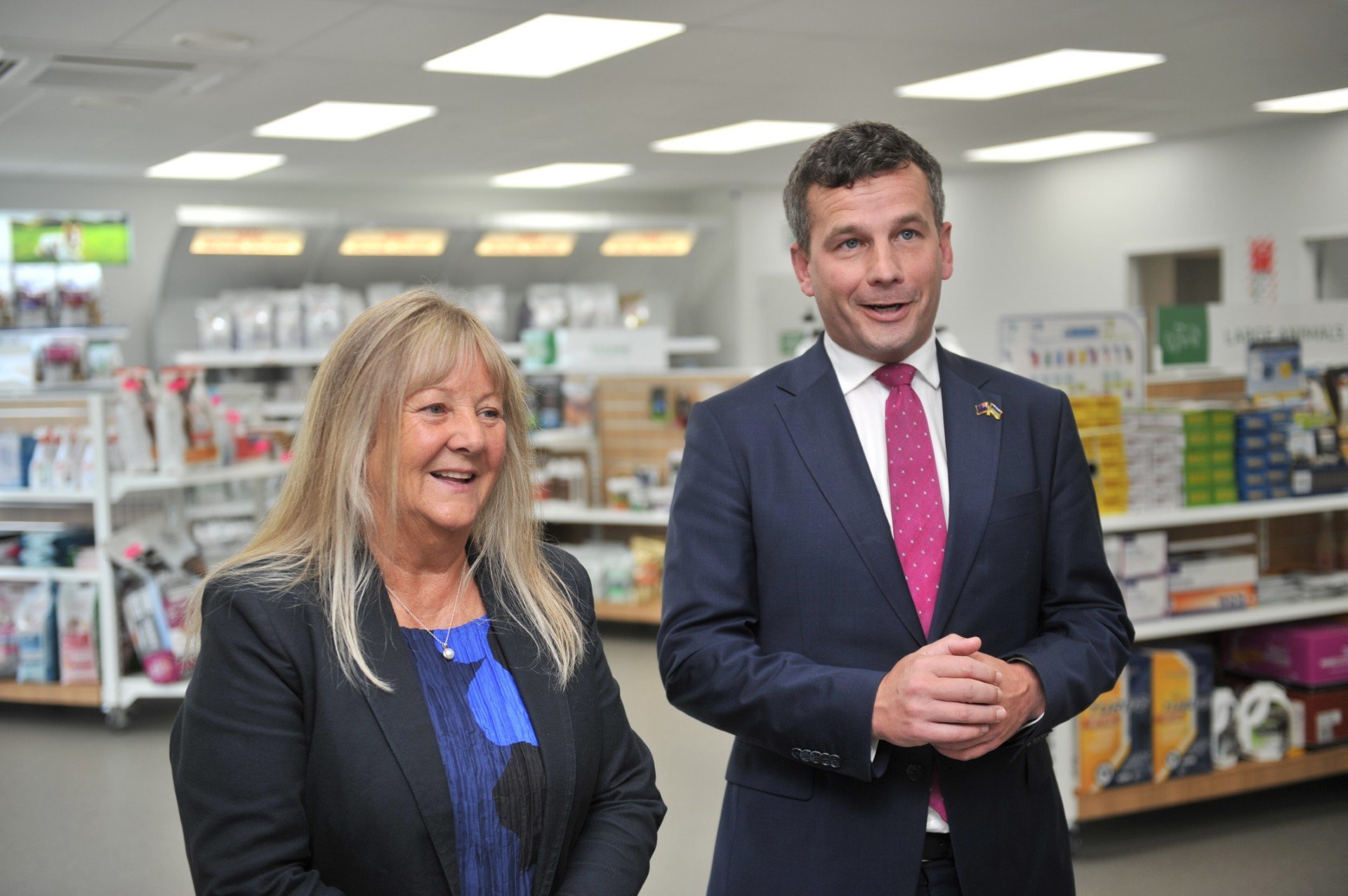 Penny Simmonds and David Seymour at an announcement in Invercargill last Thursday. Photo: Gregor...