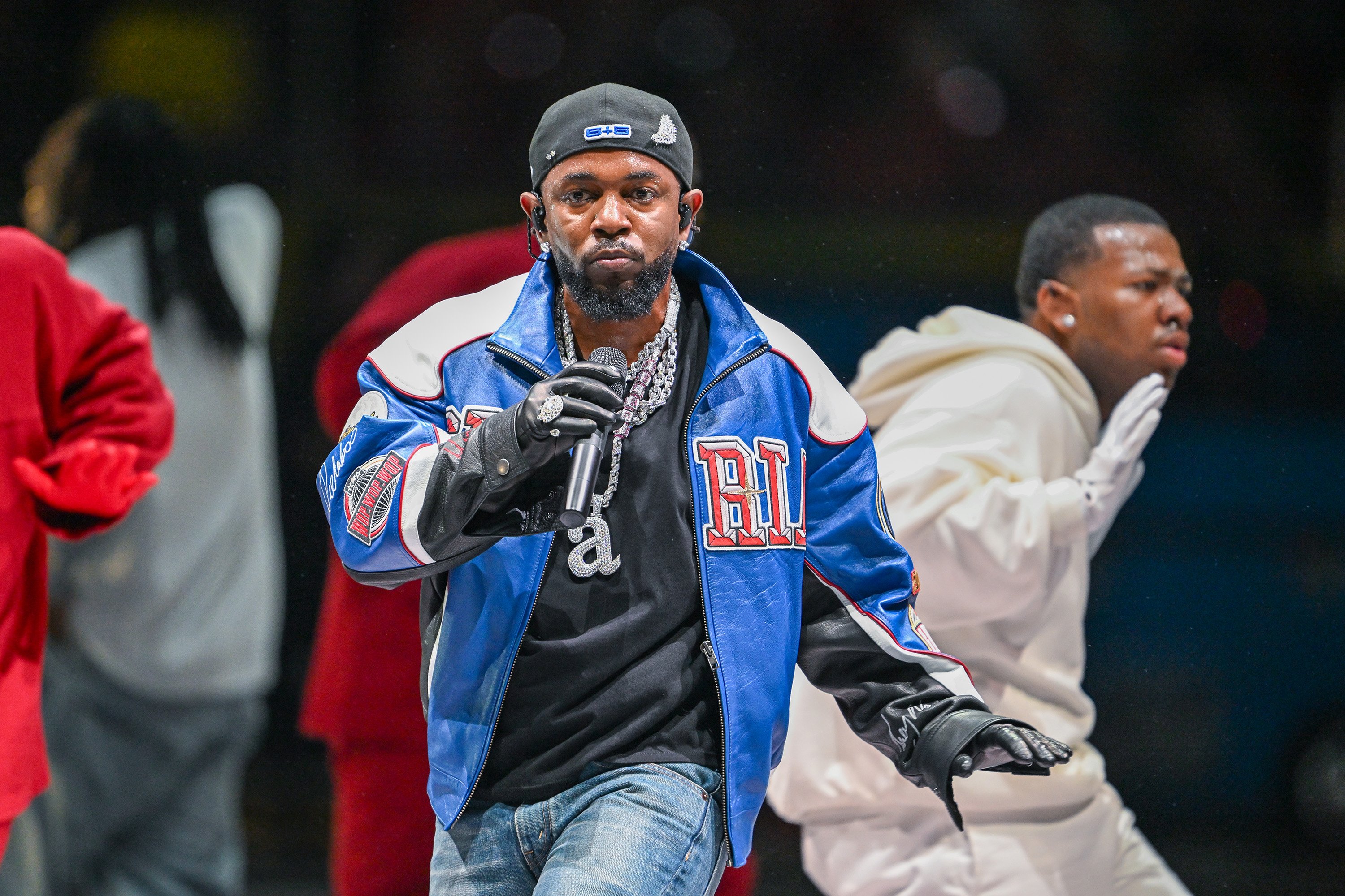 Kendrick Lamar at Super Bowl. PHOTO: TNS