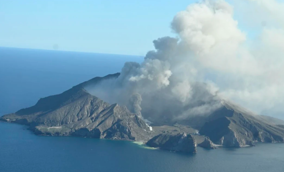 Increasing volcanic ash has been coming from Whakaari/White Island. Photo: Supplied / GNS Science