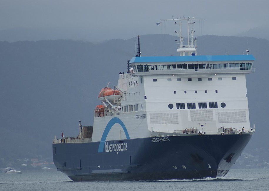 The incident involved a truck on the Straitsman ferry this morning. Photo: Wikipedia 