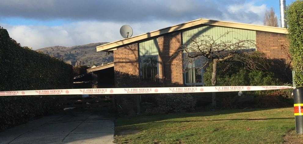 The house sustained extensive damage in the blaze. Photo: Adam Burns