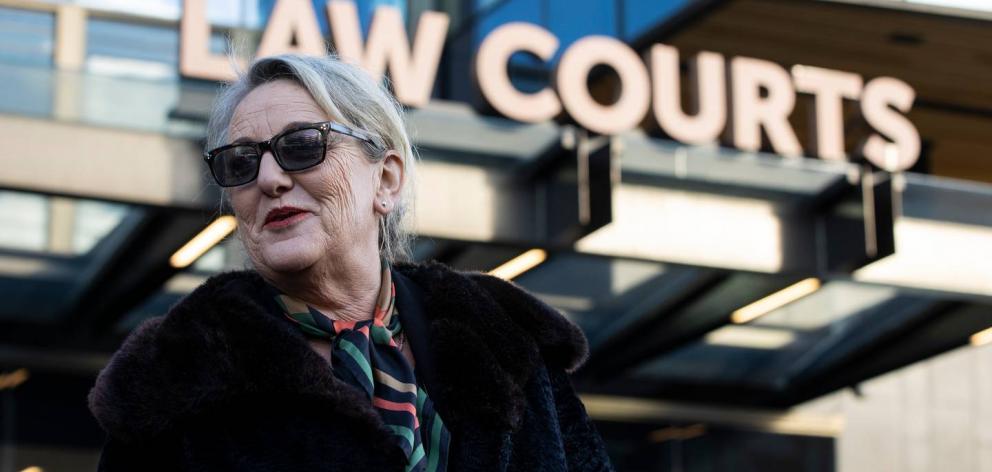 Melanie Reid from Newsroom leaves the Christchurch court house on Tuesday afternoon. Photo:...