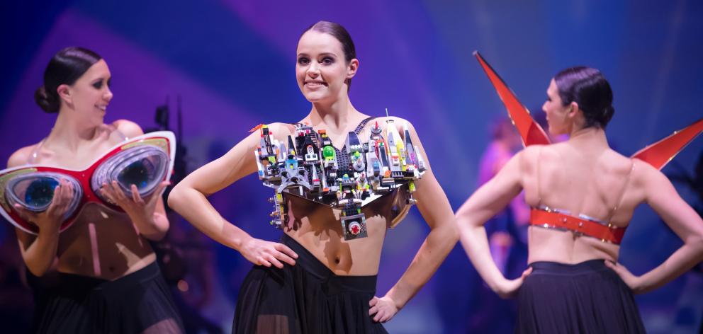 "Boys’ Toys’’, by Carolyn Laing, appears in the World of Wearable Art 2018. PHOTOS: WORLD OF...