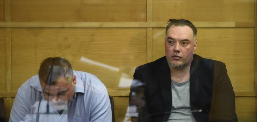 Peter John Chambers (left) and Mark Arona were sentenced in the Tauranga District Court today....