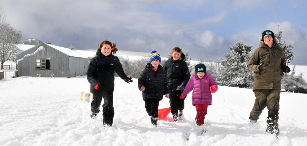 The bus didn't run but the children did. Despite having Heriot school teacher Jo Stanway in the...