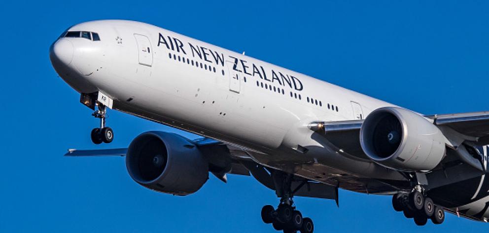 An Air New Zealand plane took off from Christchurch on Sunday evening, but had to turn back....