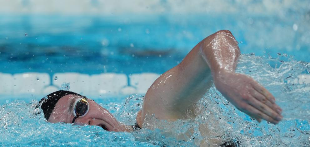 Erika Fairweather produced a calm and confident swim in her heat and was in the third qualifying...