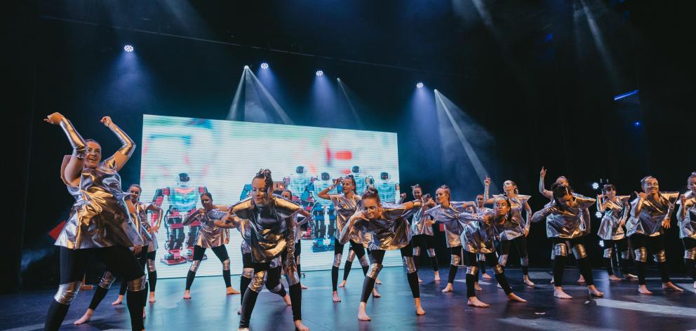 Rangiora High School students during StageQuest at the Christchurch Town Hall last year. The...