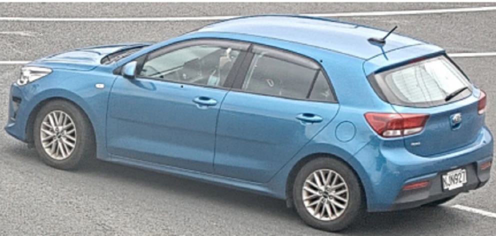 Police investigating an unexplained death in Ellerslie are seeking sightings of this Kia Rio...