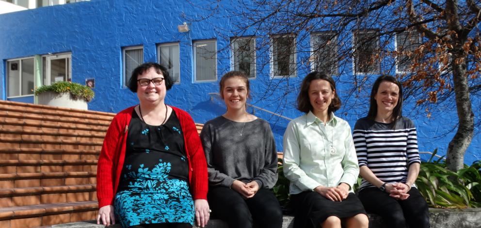 Beats Study team members (from left) study co-ordinator Angela Findlay, honours student Brittany...