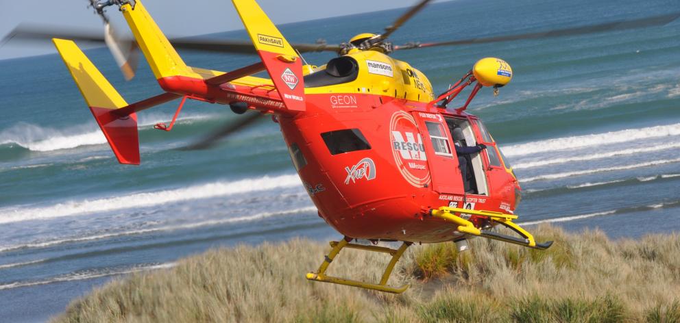 The Auckland Rescue Helicopter Trust had a record number of rescue call outs on New Year's Day...