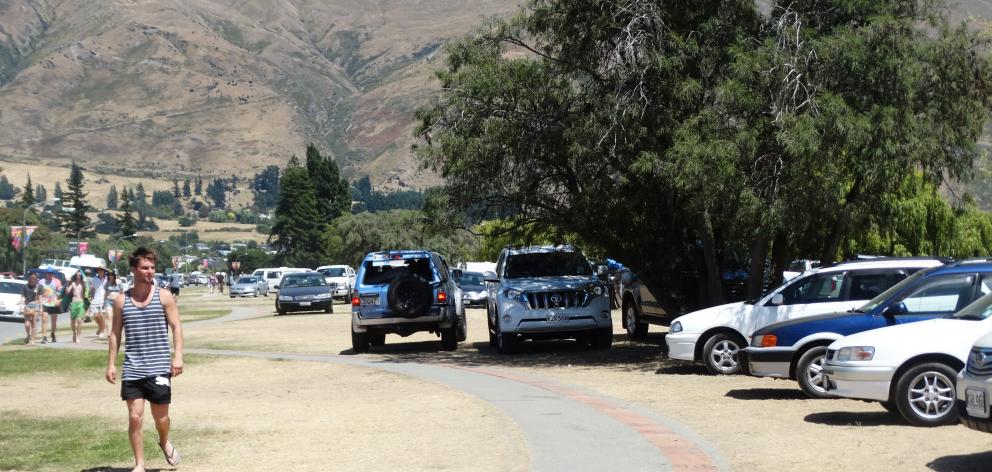 Wanaka’s parking issues returned over New Year,  when  grassed areas became  overflow car parks....