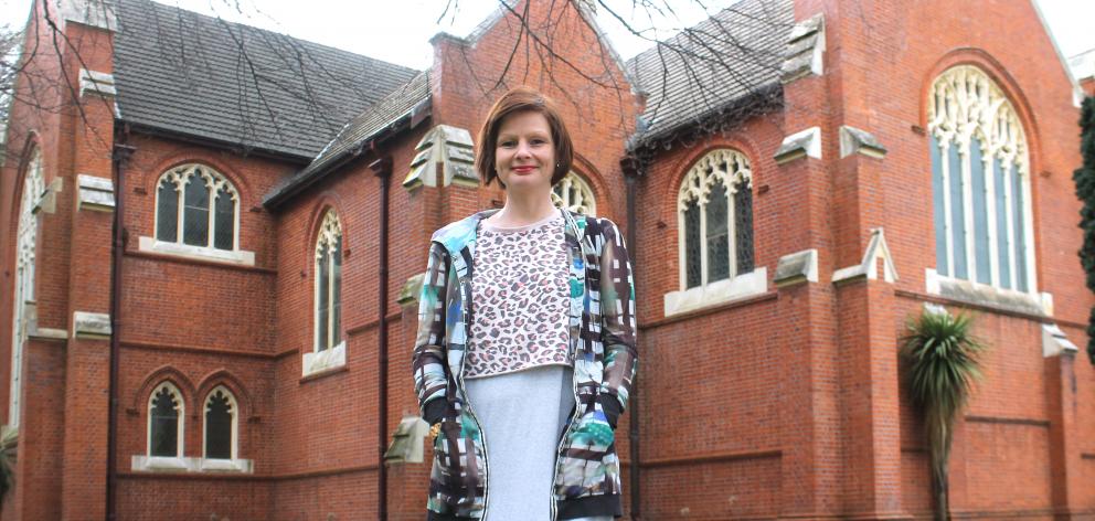 SIT programme manager for creative industries Kathryn McCully in front of St John’s church in...