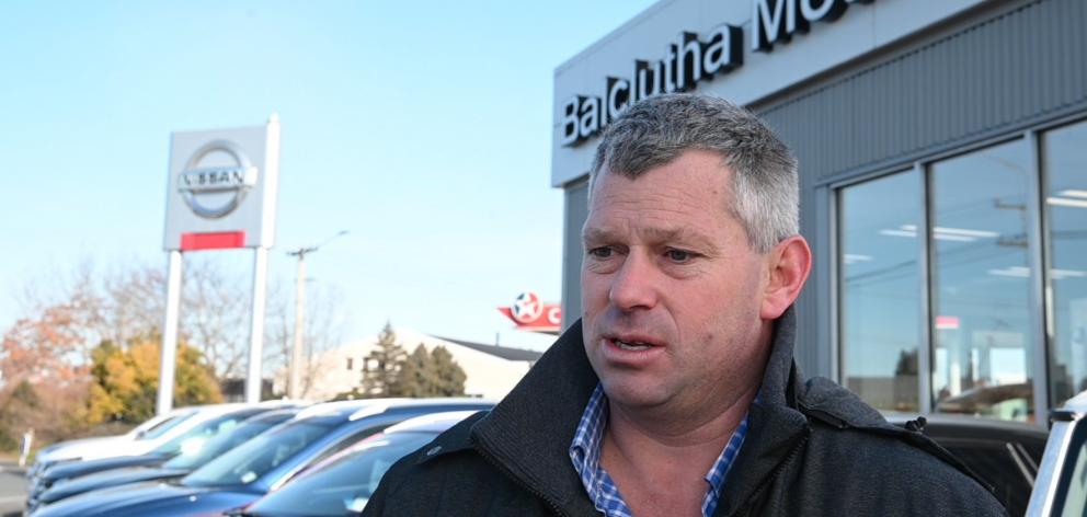 Balclutha Motors owner Jared McPhee.