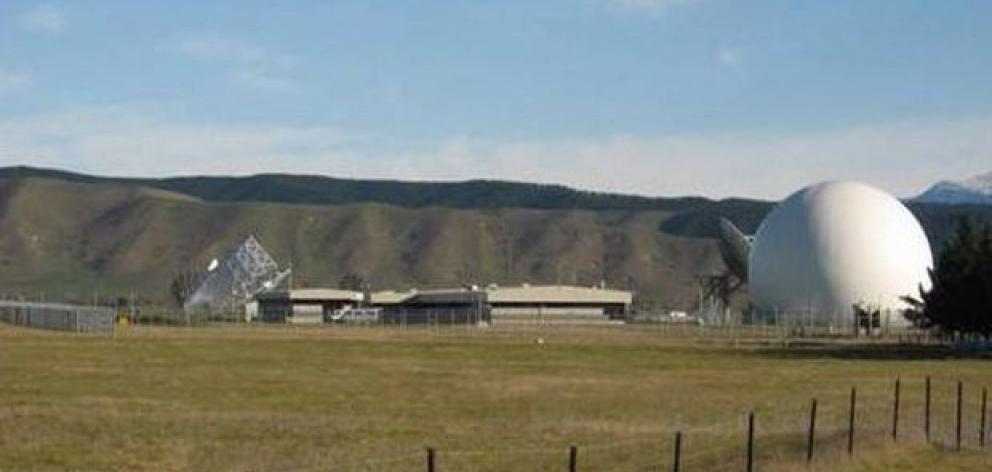 The Government Communications Security Bureau's spy base at Waihopai. Photo: Supplied