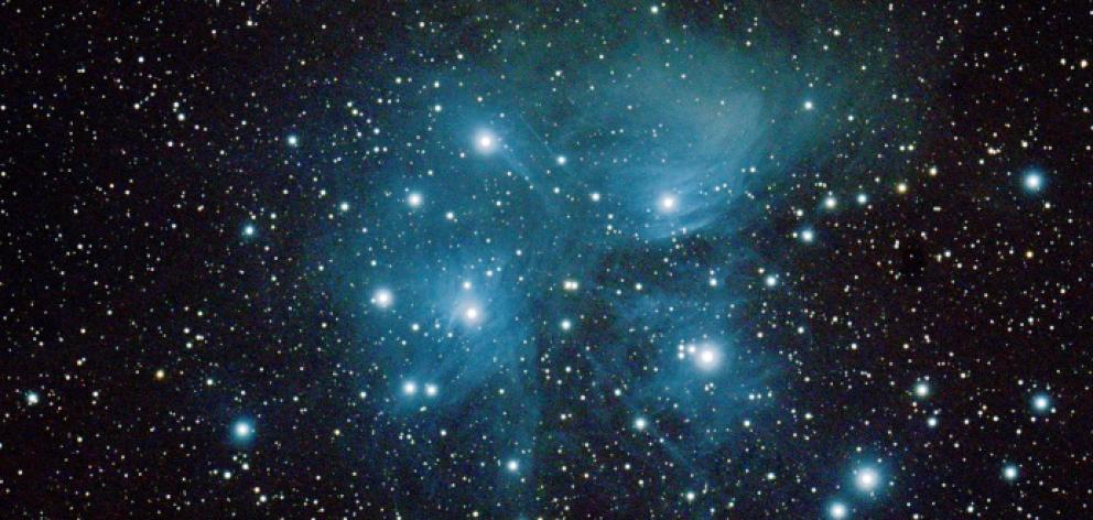 Matariki star cluster. Photo: Ian Griffin