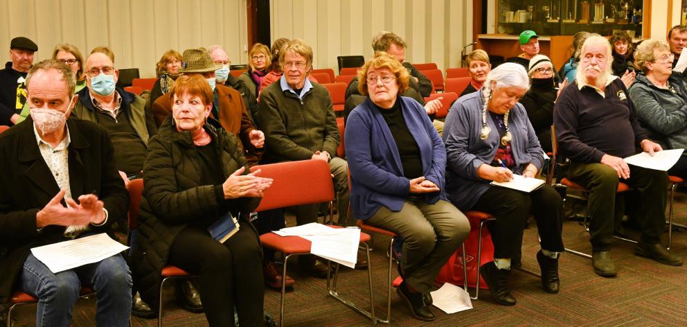 Among the people assembled at the first meeting of the revived Dunedin Ratepayers and...