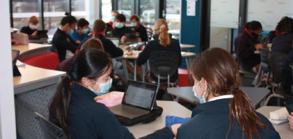 The new building and learning spaces at Wairarapa Cobham Intermediate. Photo: Supplied