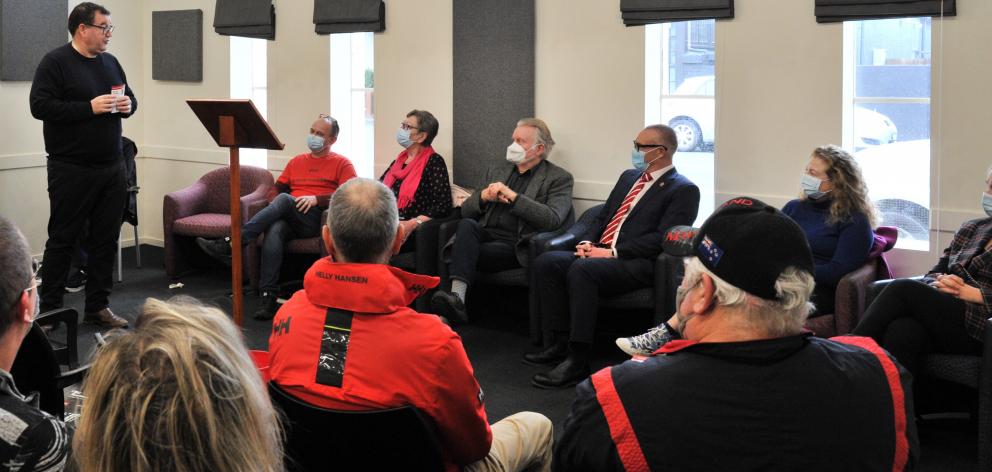 Talking at yesterday’s launch for Labour-endorsed candidates for local body elections in Dunedin...