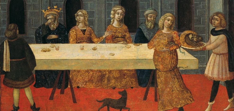 Guidoccio Cozzarelli (Italian, b.1450, d.1516) Dance of Salome, oil on panel.  Bought  in 1967...