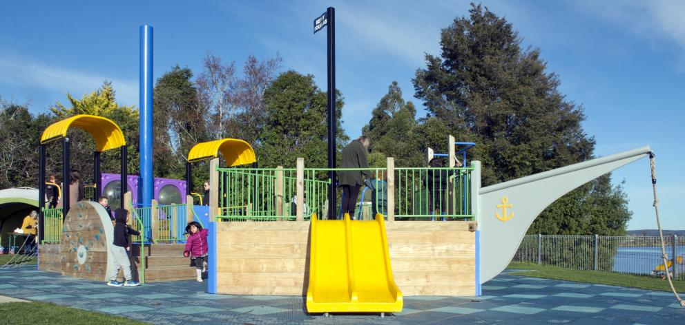 The new Waihola playground. PHOTOS: GERARD O’BRIEN