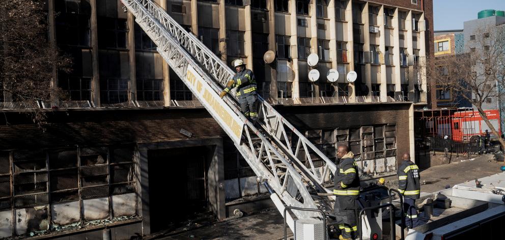 The block is owned by municipal authorities. One official said some rooms may have been rented...