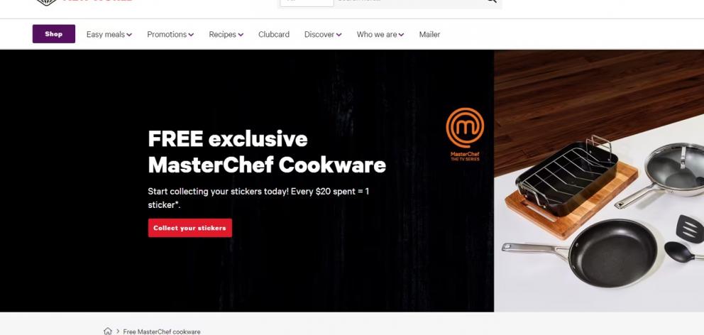 Collect MasterChef Cookware at New World