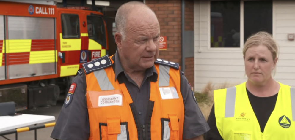 Incident Commander Des Irving. Image: RNZ 